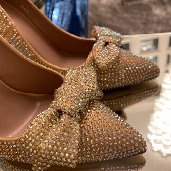 gucci runway satin crystal pump - Picture 4 of 7